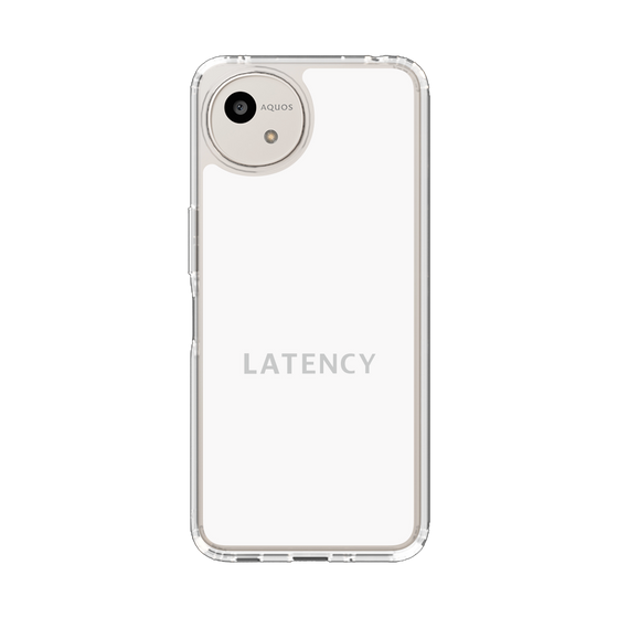 スリムプロテクションケース［ LATENCY - Logotype - White ］