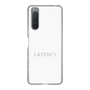 スリムプロテクションケース［ LATENCY - Logotype - White ］