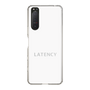 スリムプロテクションケース［ LATENCY - Logotype - White ］