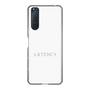 スリムプロテクションケース［ LATENCY - Logotype - White ］
