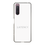 スリムプロテクションケース［ LATENCY - Logotype - White ］