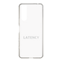 スリムプロテクションケース［ LATENCY - Logotype - White ］