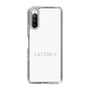 スリムプロテクションケース［ LATENCY - Logotype - White ］