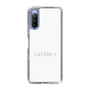 スリムプロテクションケース［ LATENCY - Logotype - White ］