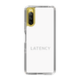 スリムプロテクションケース［ LATENCY - Logotype - White ］