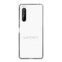 スリムプロテクションケース［ LATENCY - Logotype - White ］