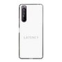 スリムプロテクションケース［ LATENCY - Logotype - White ］