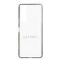 スリムプロテクションケース［ LATENCY - Logotype - White ］