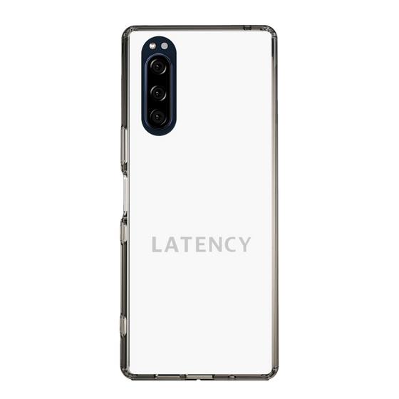 スリムプロテクションケース［ LATENCY - Logotype - White ］