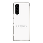 スリムプロテクションケース［ LATENCY - Logotype - White ］
