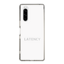 スリムプロテクションケース［ LATENCY - Logotype - White ］