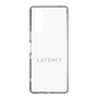 スリムプロテクションケース［ LATENCY - Logotype - White ］