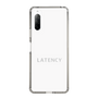 スリムプロテクションケース［ LATENCY - Logotype - White ］
