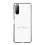 スリムプロテクションケース［ LATENCY - Logotype - White ］