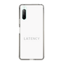 スリムプロテクションケース［ LATENCY - Logotype - White ］