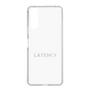 スリムプロテクションケース［ LATENCY - Logotype - White ］