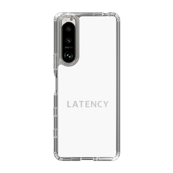 スリムプロテクションケース［ LATENCY - Logotype - White ］