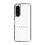 スリムプロテクションケース［ LATENCY - Logotype - White ］