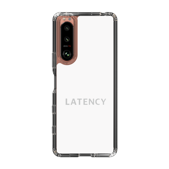 スリムプロテクションケース［ LATENCY - Logotype - White ］