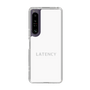 スリムプロテクションケース［ LATENCY - Logotype - White ］