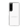スリムプロテクションケース［ LATENCY - Logotype - White ］