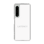 スリムプロテクションケース［ LATENCY - Logotype - White ］