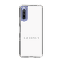 スリムプロテクションケース［ LATENCY - Logotype - White ］