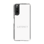 スリムプロテクションケース［ LATENCY - Logotype - White ］