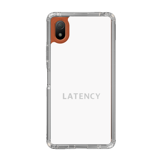 スリムプロテクションケース［ LATENCY - Logotype - White ］