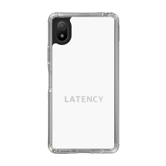 スリムプロテクションケース［ LATENCY - Logotype - White ］