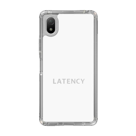 スリムプロテクションケース［ LATENCY - Logotype - White ］