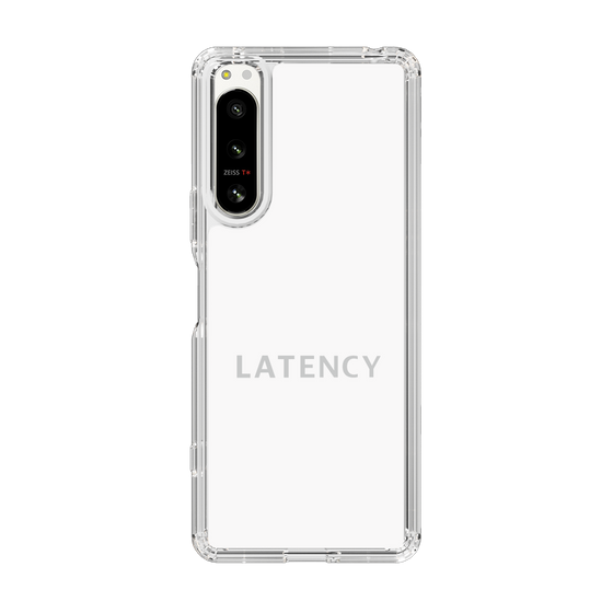 スリムプロテクションケース［ LATENCY - Logotype - White ］
