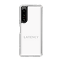 スリムプロテクションケース［ LATENCY - Logotype - White ］