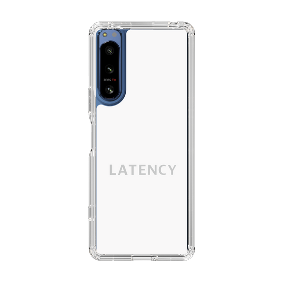 スリムプロテクションケース［ LATENCY - Logotype - White ］
