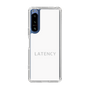 スリムプロテクションケース［ LATENCY - Logotype - White ］
