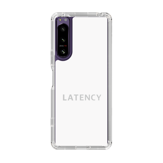 スリムプロテクションケース［ LATENCY - Logotype - White ］