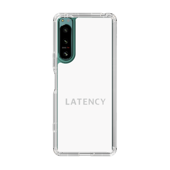 スリムプロテクションケース［ LATENCY - Logotype - White ］