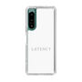 スリムプロテクションケース［ LATENCY - Logotype - White ］