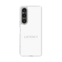 スリムプロテクションケース［ LATENCY - Logotype - White ］