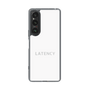 スリムプロテクションケース［ LATENCY - Logotype - White ］