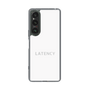 スリムプロテクションケース［ LATENCY - Logotype - White ］