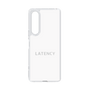 スリムプロテクションケース［ LATENCY - Logotype - White ］