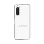 スリムプロテクションケース［ LATENCY - Logotype - White ］