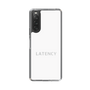 スリムプロテクションケース［ LATENCY - Logotype - White ］
