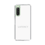 スリムプロテクションケース［ LATENCY - Logotype - White ］