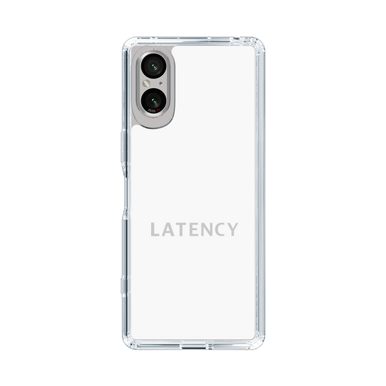 スリムプロテクションケース［ LATENCY - Logotype - White ］