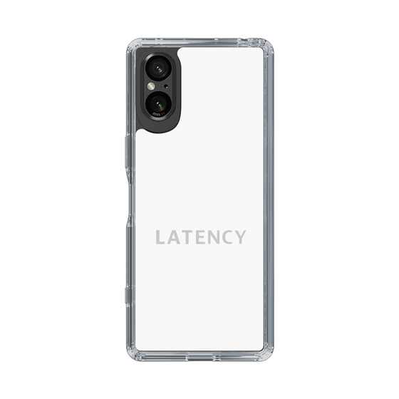 スリムプロテクションケース［ LATENCY - Logotype - White ］