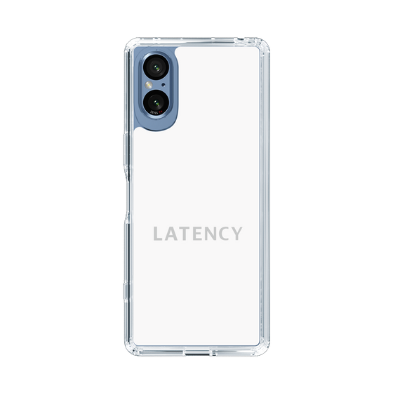 スリムプロテクションケース［ LATENCY - Logotype - White ］