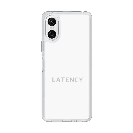 スリムプロテクションケース［ LATENCY - Logotype - White ］