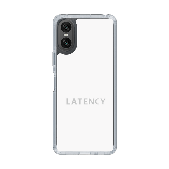 スリムプロテクションケース［ LATENCY - Logotype - White ］